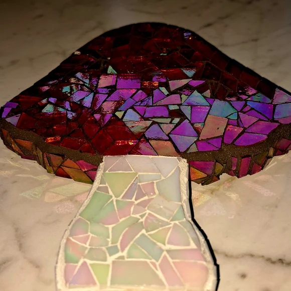 Irridescent Mosaic Mushroom Decor - Picture 4 of 15